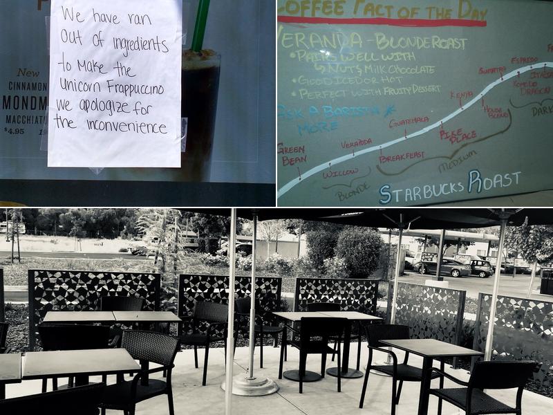 Starbucks Menu