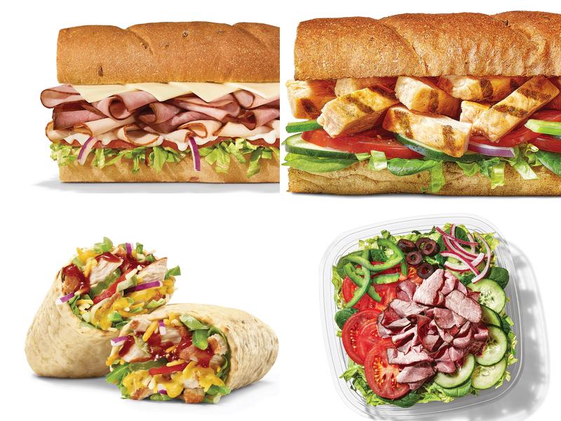 Subway Menu