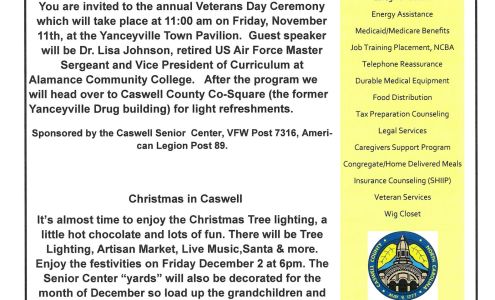 Caswell County Nutrition Program Yanceyville