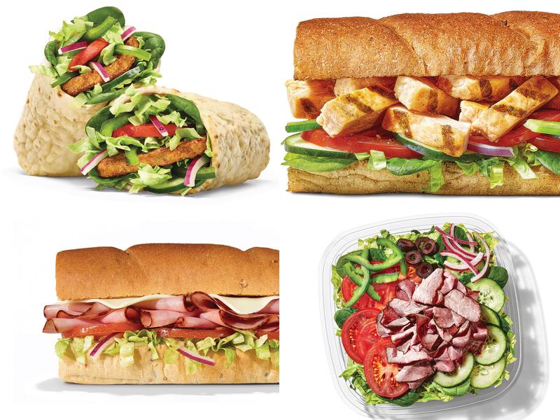 Subway Menu