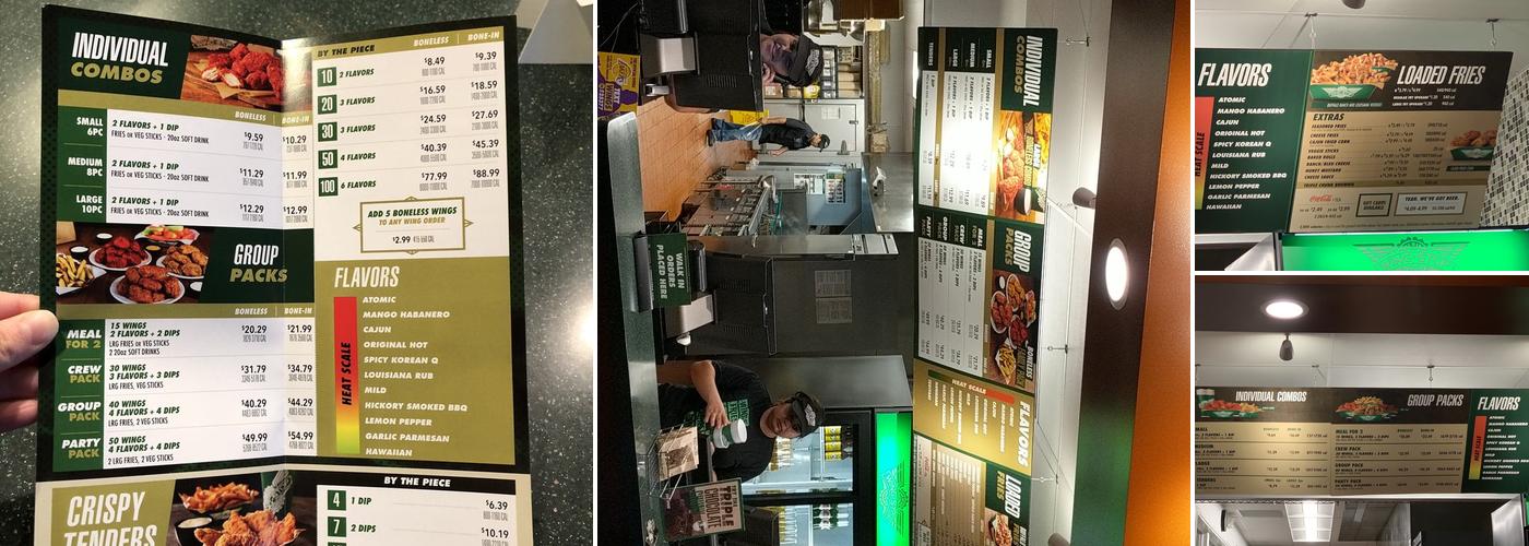 Wingstop Menu