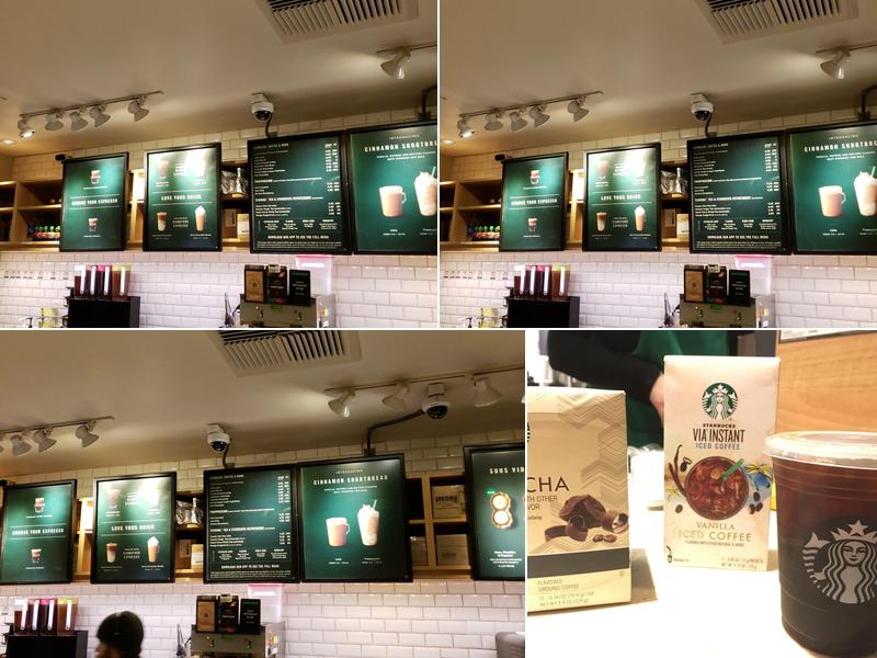 Starbucks Menu