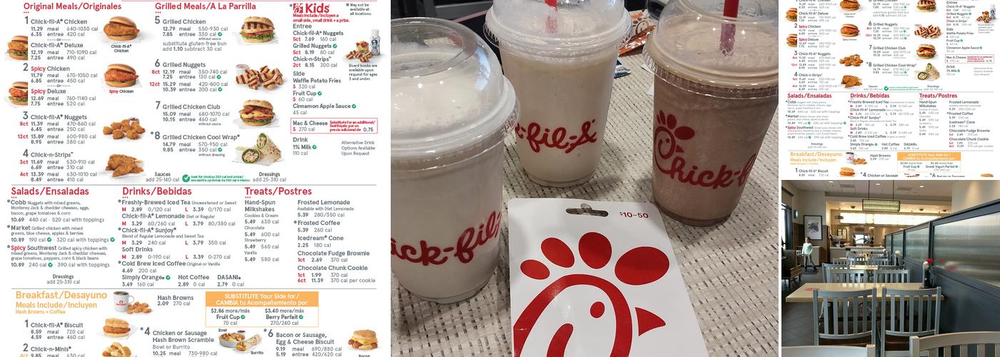 Chick-fil-A Menu