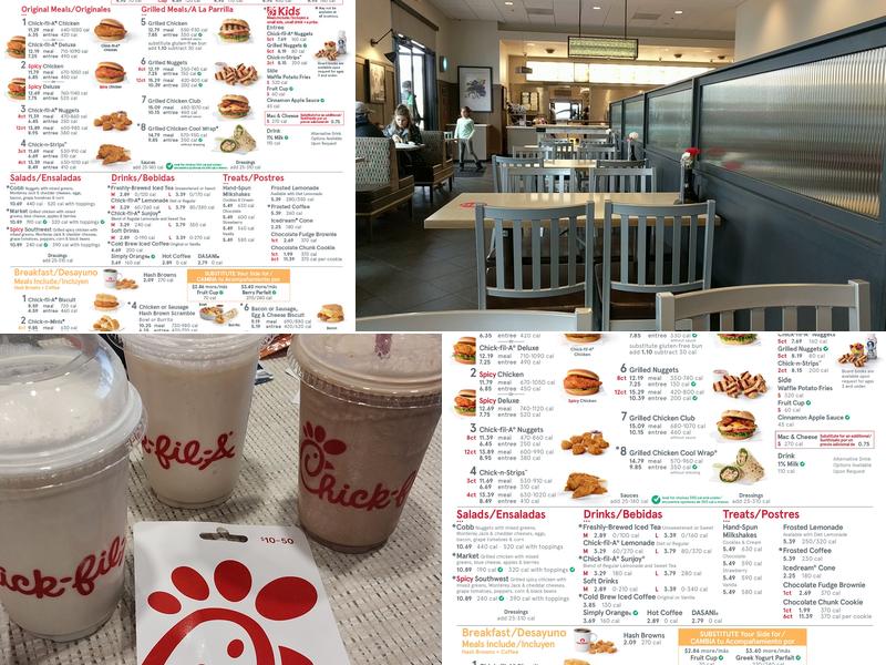 Chick-fil-A Menu