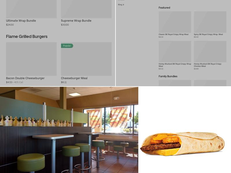 Burger King Menu