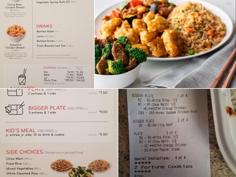 Panda Express Menu