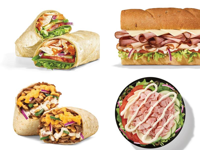 Subway Menu