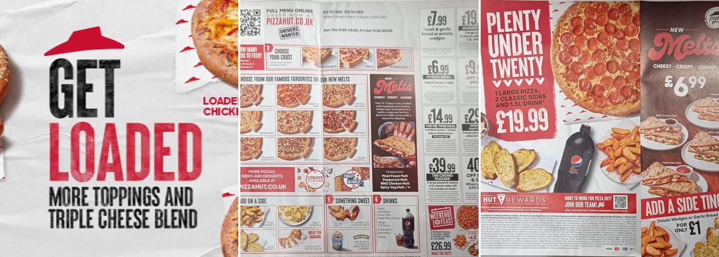 Pizza Hut Delivery Menu