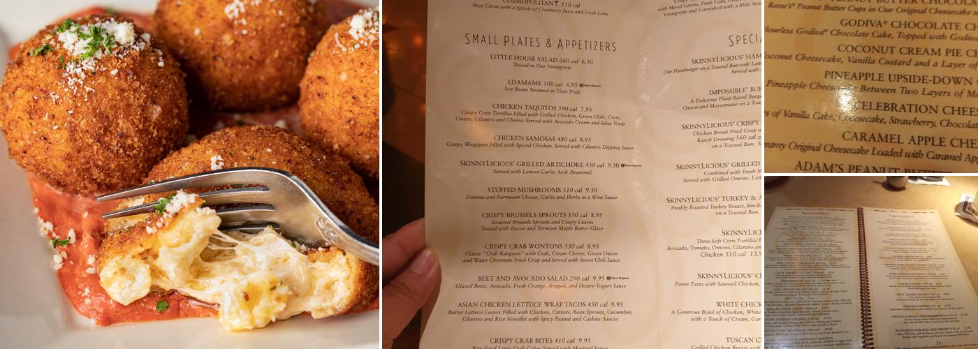 The Cheesecake Factory Menu