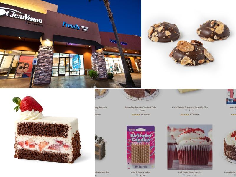 Freed's Dessert Shop Menu