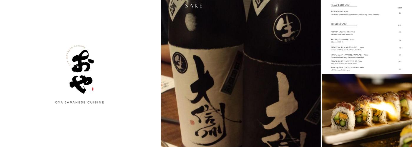 Oya Japanese Cuisine Sun Peaks Menu