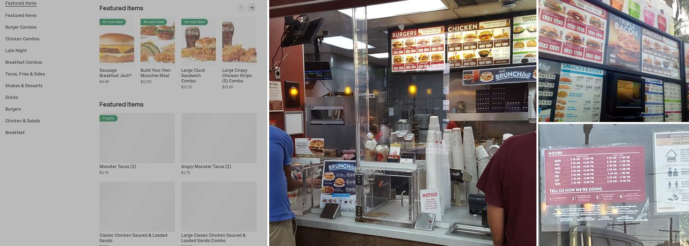 Jack in the Box Menu