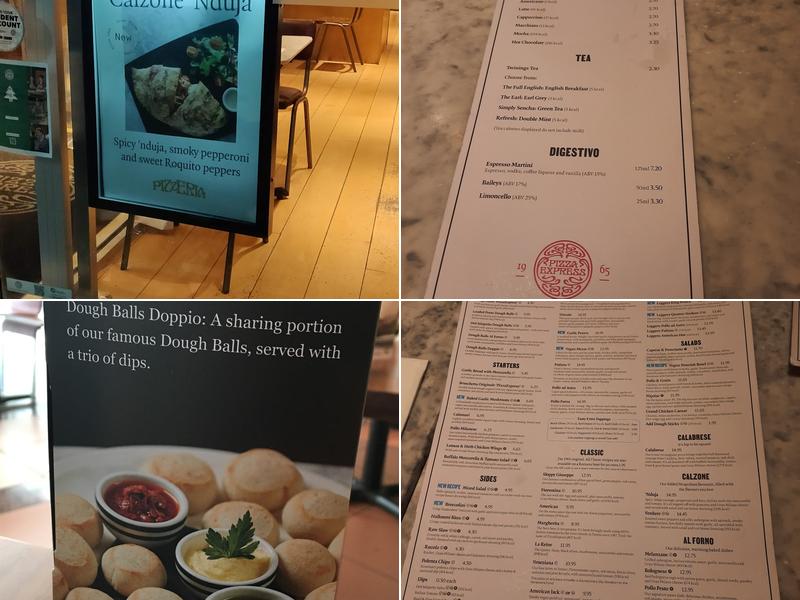 Pizza Express Menu