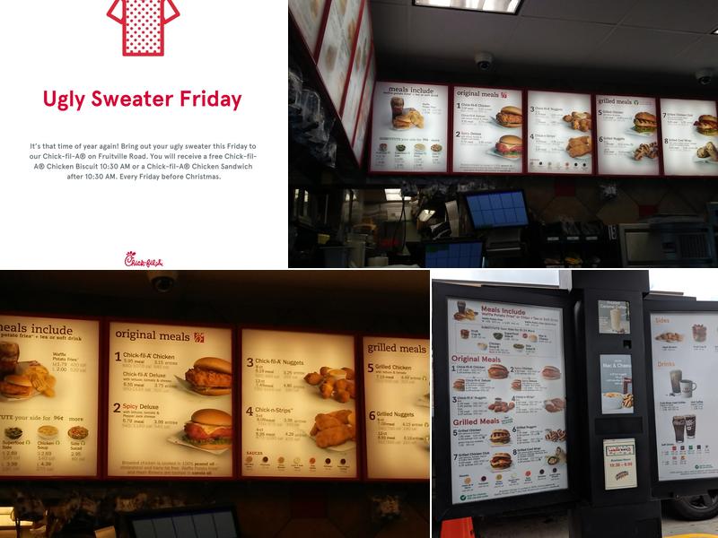 Chick-fil-A Menu