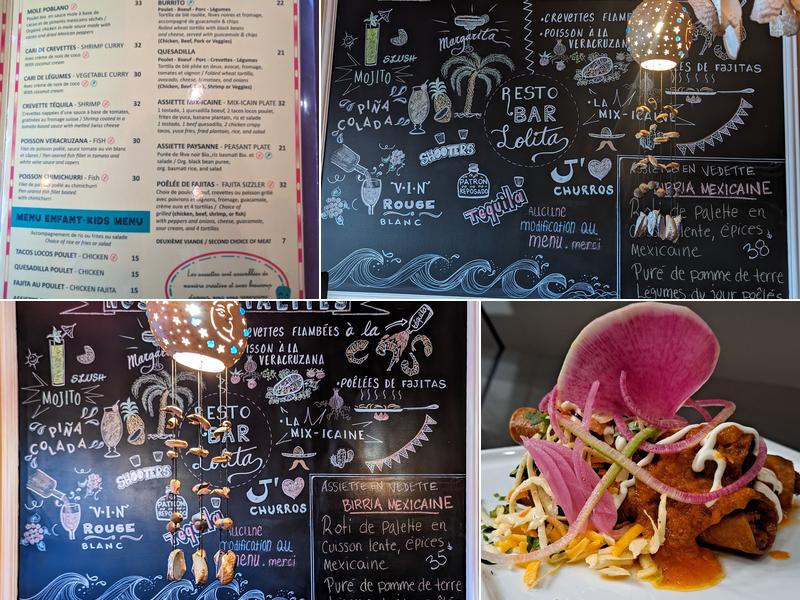 Resto Bar Lolita Menu