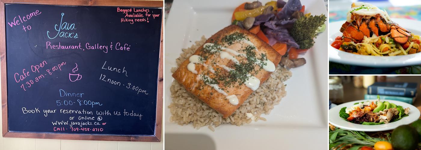 Java Jack's Restaurant & Gallery Menu