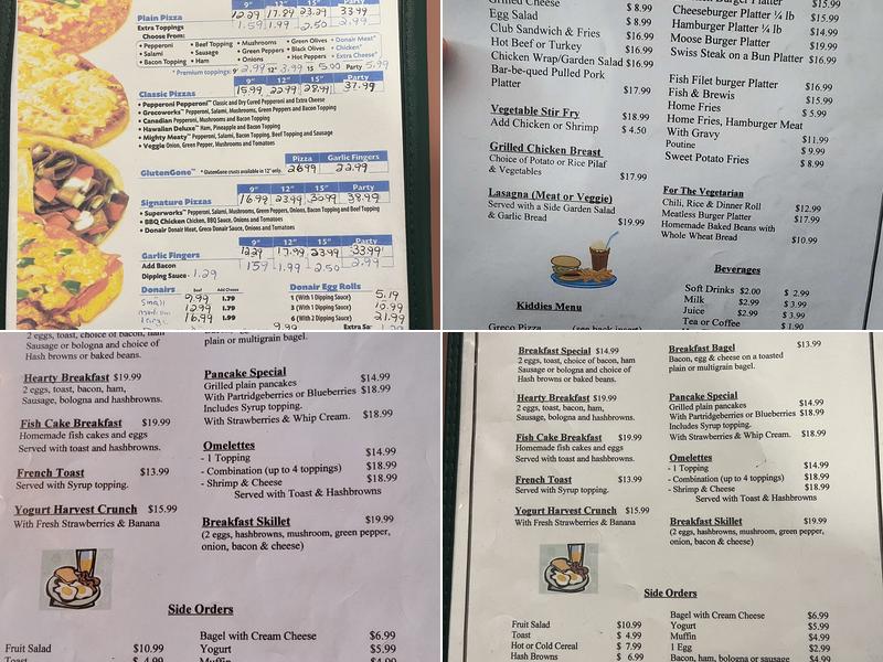 Fisherman's Landing Restaurant Menu