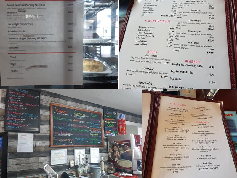 Sunset Cafe Menu