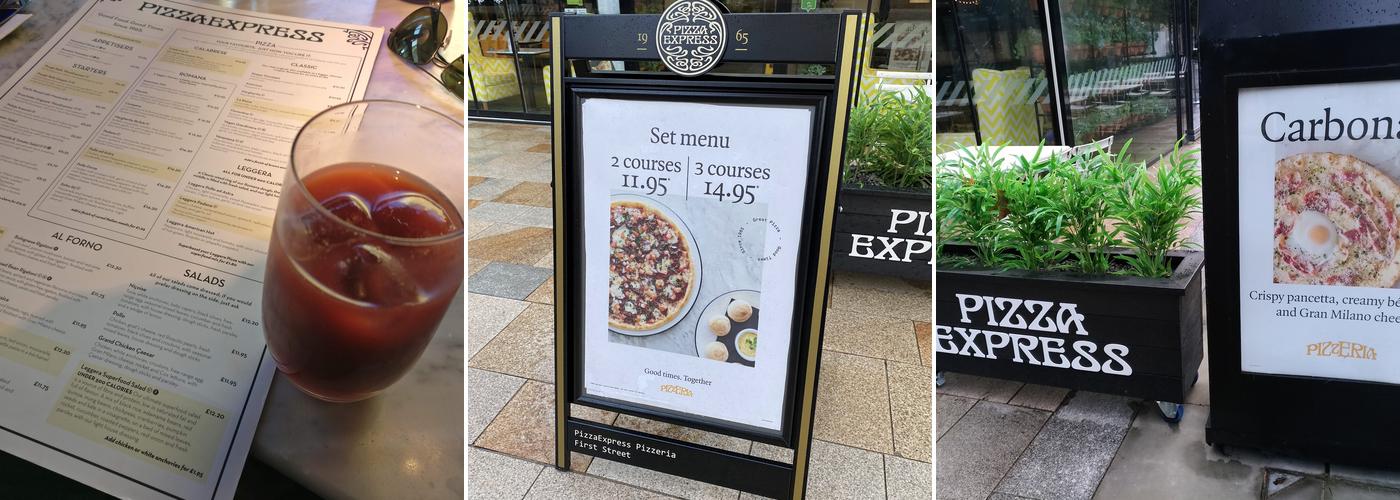 Pizza Express Menu