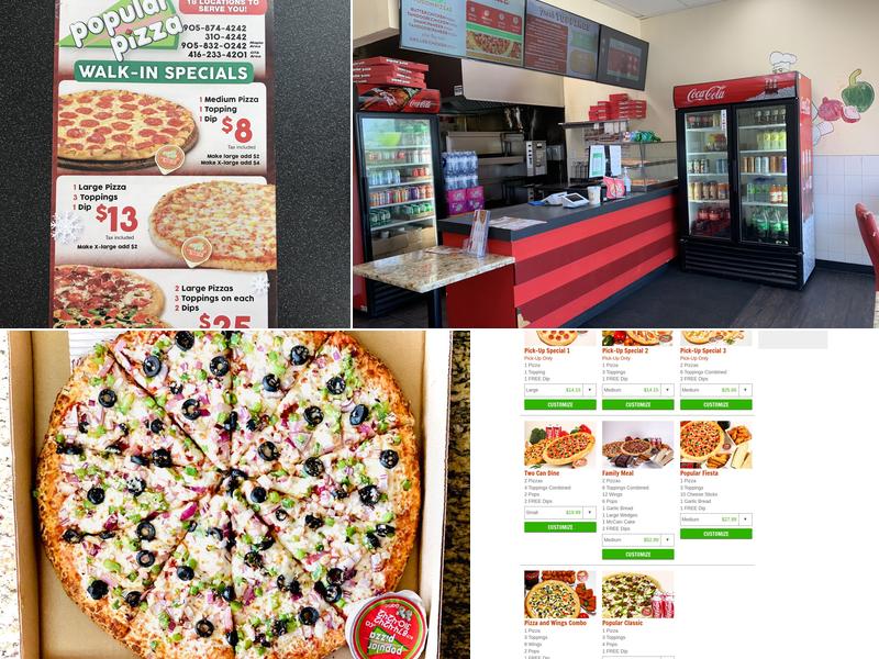 Popular Pizza Menu