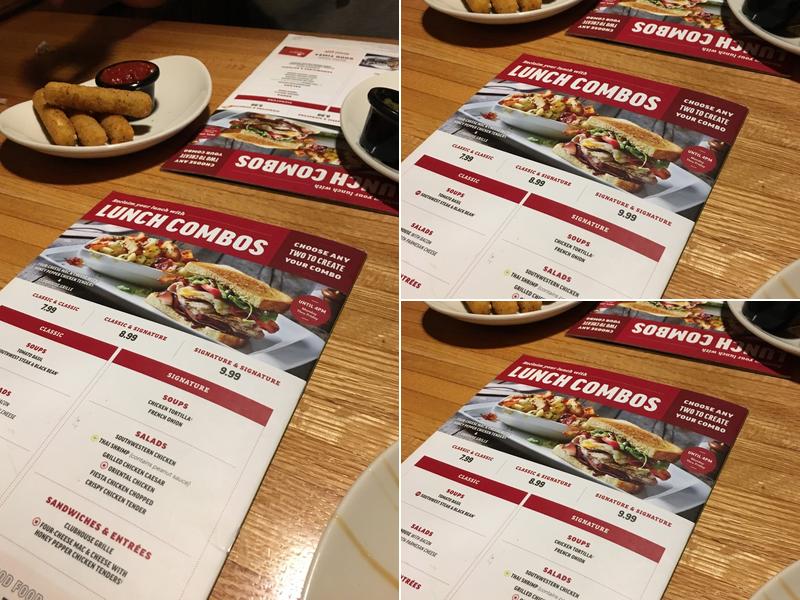 Applebee's Grill + Bar Menu