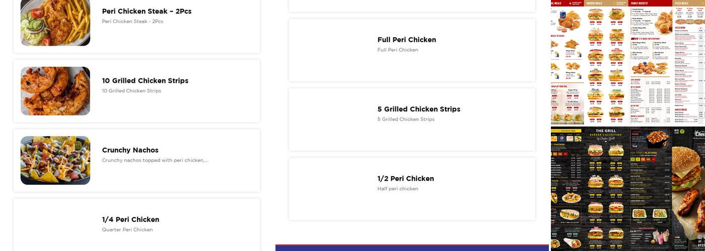Chesters Chicken Lewisham Menu