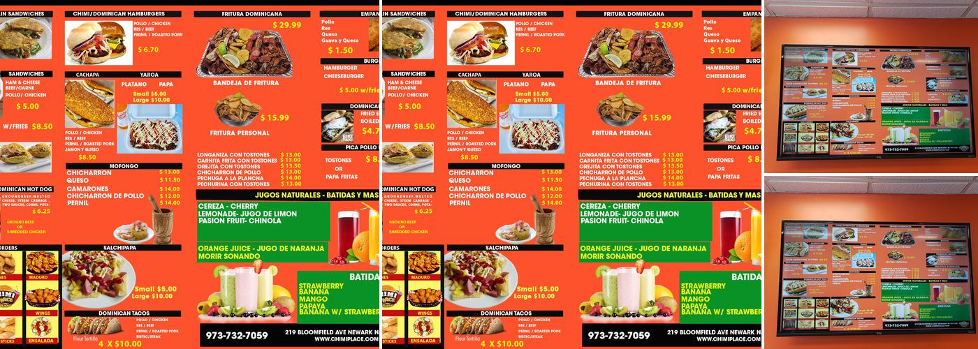 CHIMI PLACE Menu