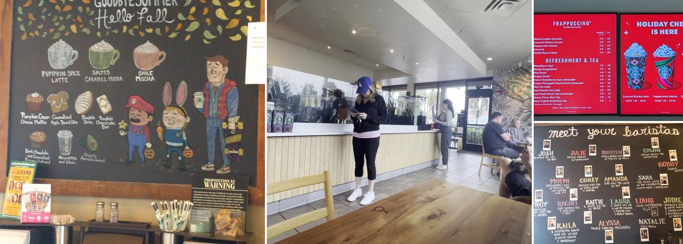 Starbucks Coffee Company Menu