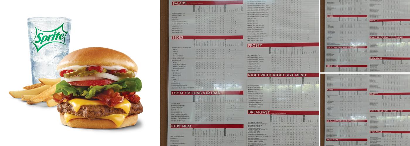 Wendy's Menu