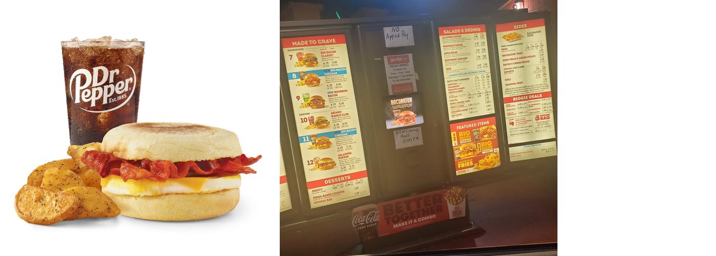 Wendy's Menu