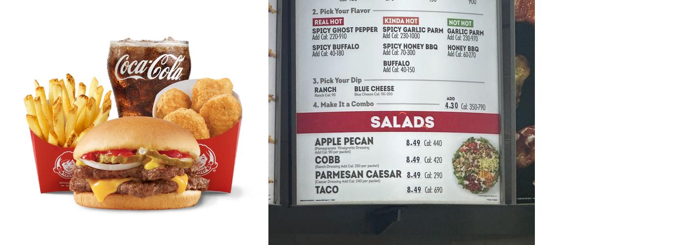 Wendy's Menu