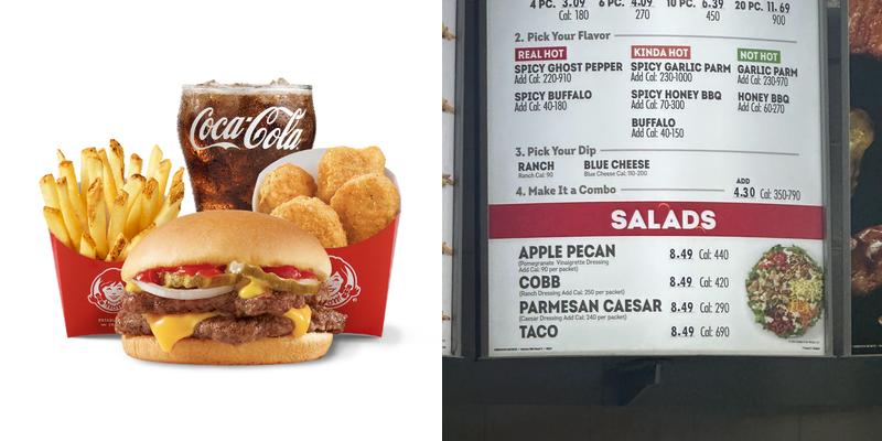Wendy's Menu