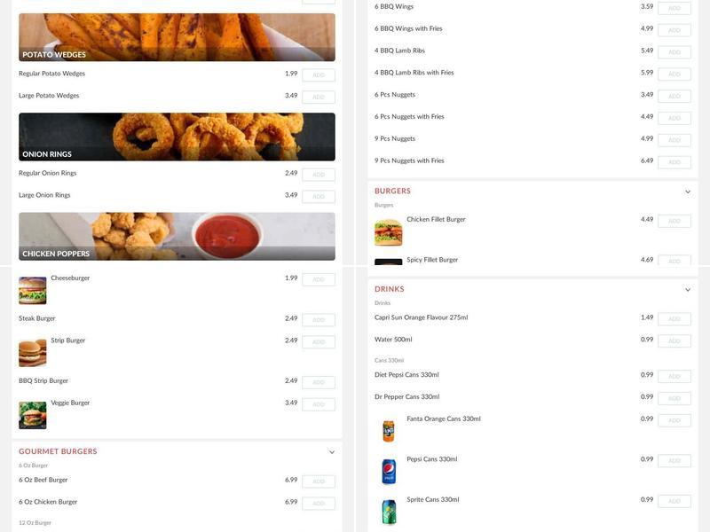 CHICKEN WORLD CARSHALTON Menu