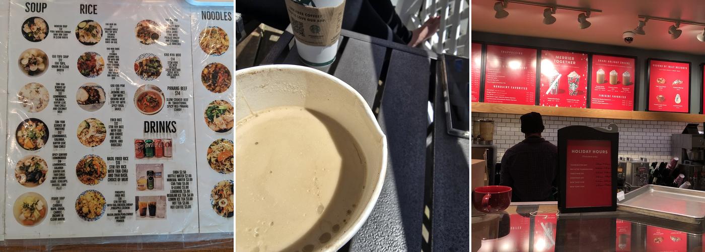 Starbucks Menu