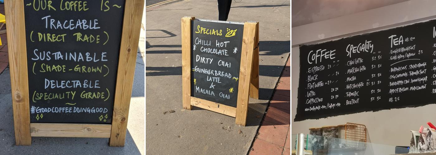 FILTR by Coromandel Coast Menu