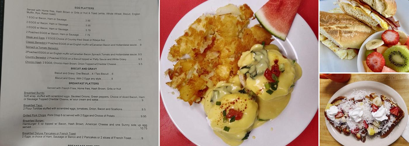 Caesar's Breakfast & Lunch Menu