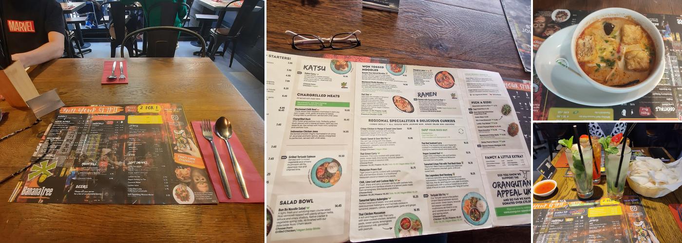 Banana Tree West Hampstead Menu