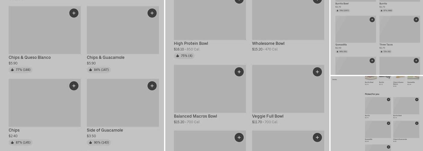 Chipotle Mexican Grill Menu