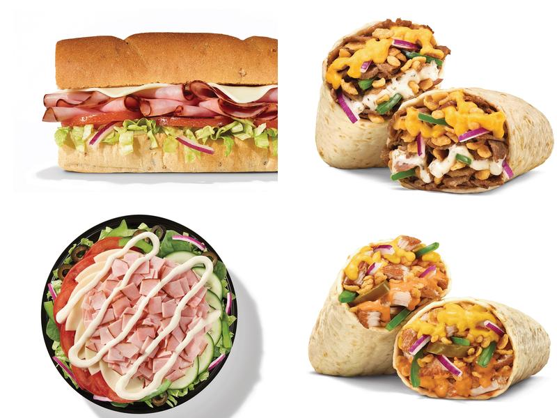Subway Menu
