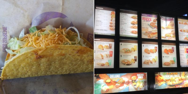 Taco Bell Menu