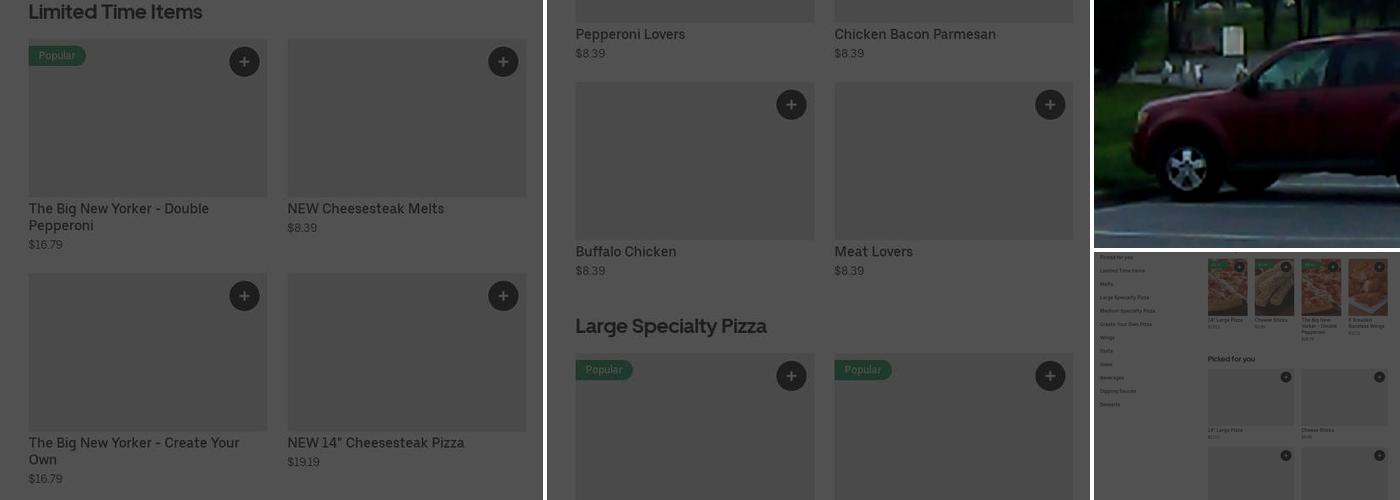 Pizza Hut Menu