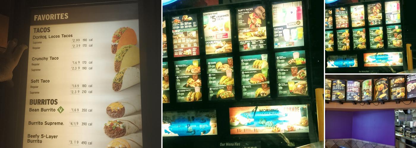 Taco Bell Menu