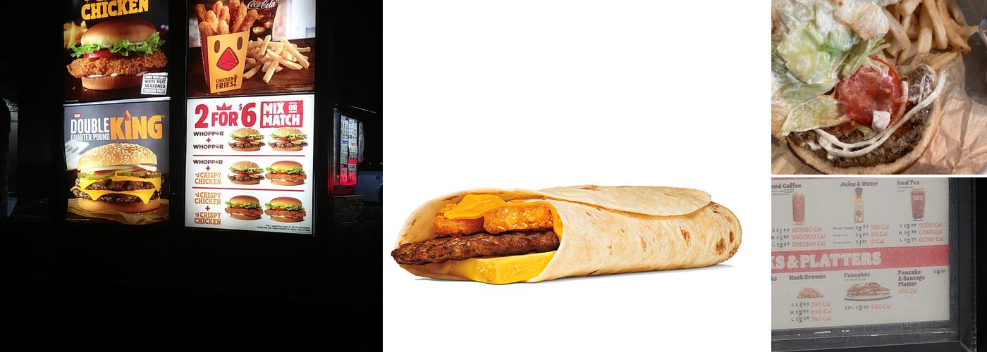 Burger King Menu