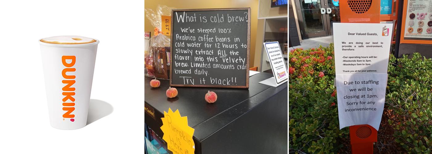 Dunkin' Menu