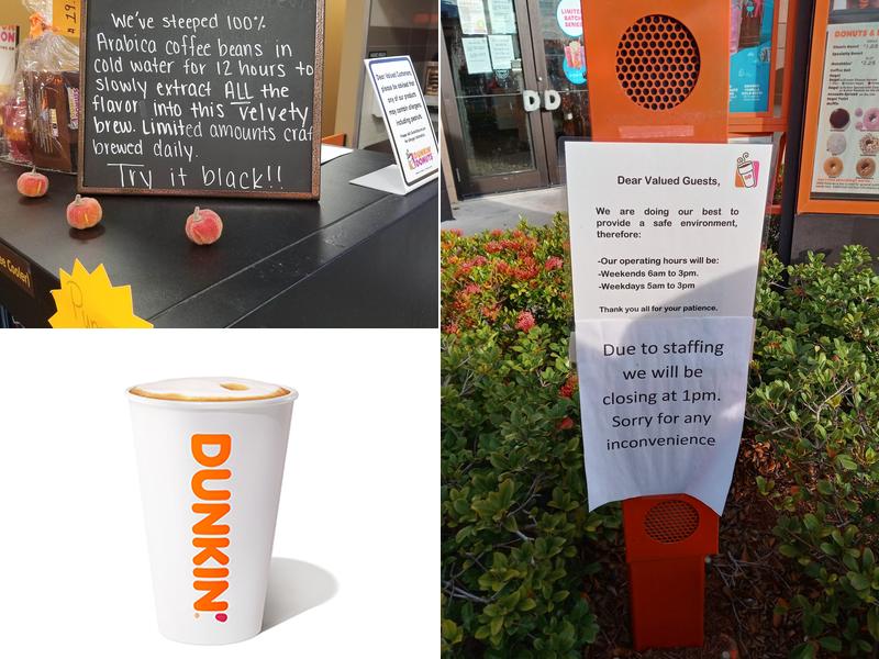 Dunkin' Menu