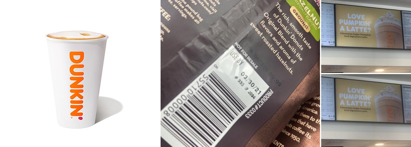 Dunkin' Menu