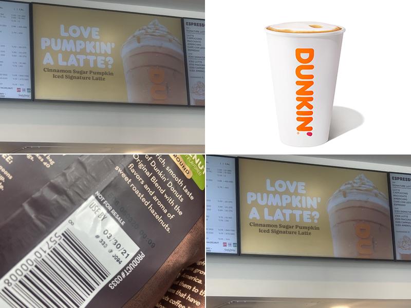 Dunkin' Menu