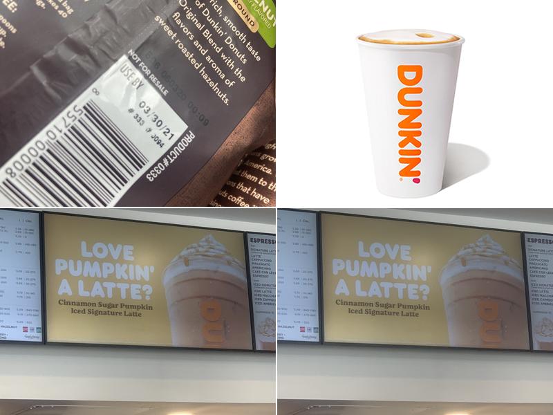 Dunkin' Menu