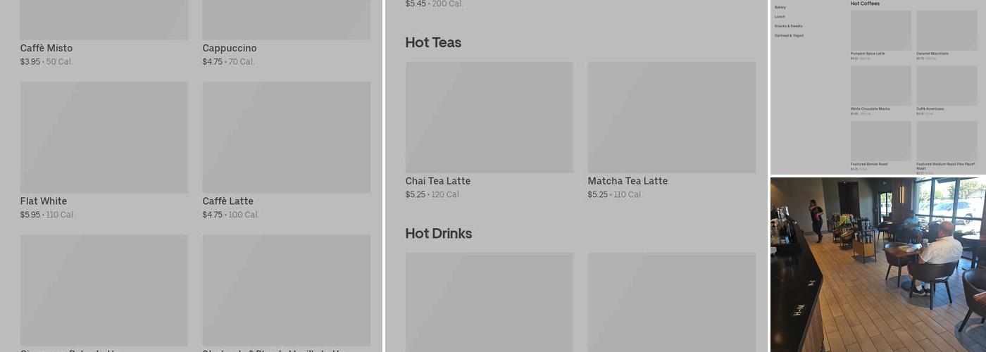 Starbucks Menu