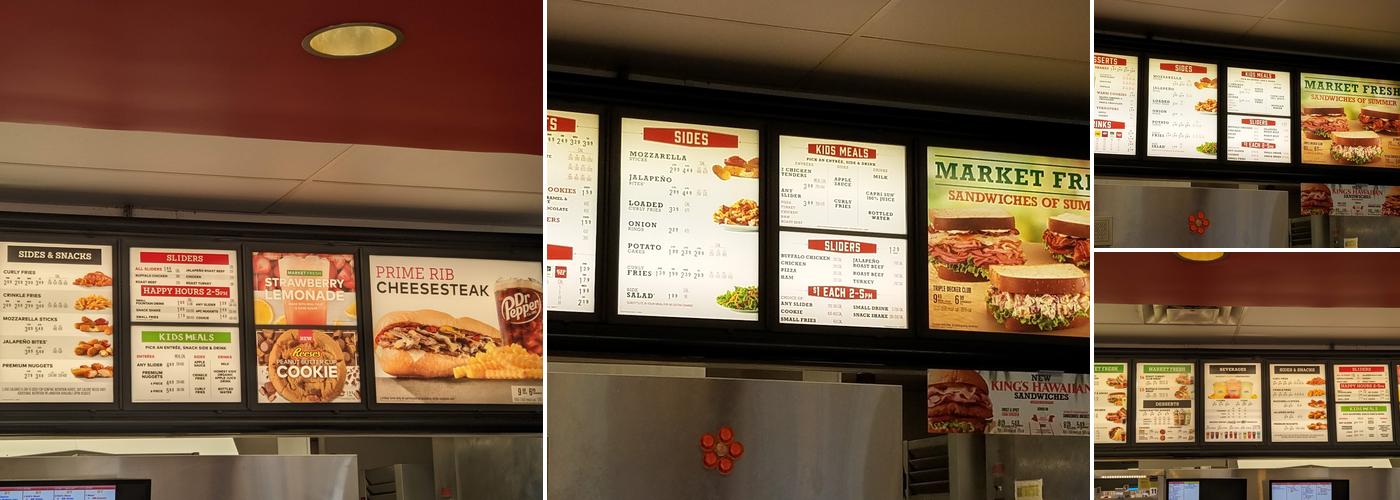 Arby's Menu